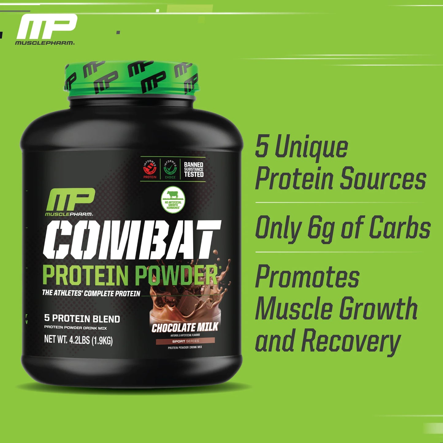 MusclePharm | Combat Protein Powder 4lbs